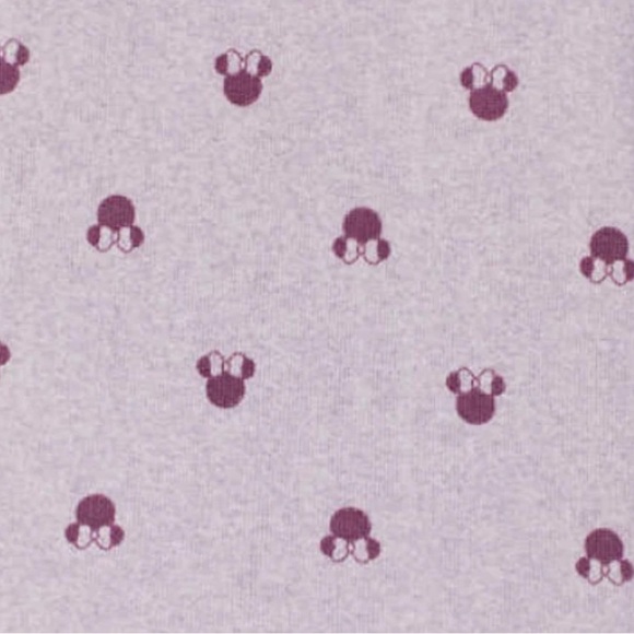 Disney Lavender Minnie‎ Mouse Pajama Set Womens - Picture 3 of 14